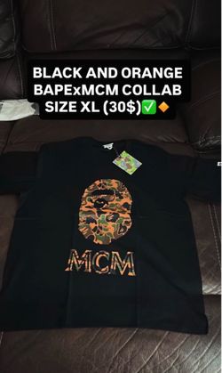 BAPE x MCM Collab T-Shirt Size XL
