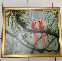 Beautiful Parrot oil painting