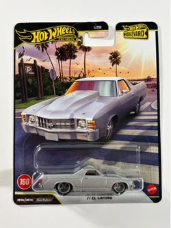Hot Wheels ‘71 Chevy El Camino Silver boulevard