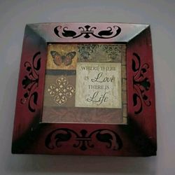 Pierced Cut Metal Wall Hanging Wall Decor 