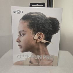 SHOKZ OpenRun Pro Headphones - beige