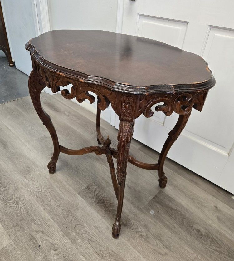 Antique carved table
