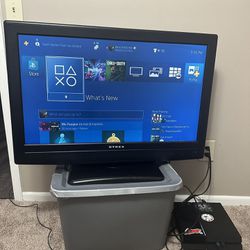 37 Inch Tv with  Remote And PlayStation 4