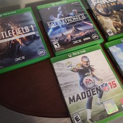 SIX XBOX ONE GAMES