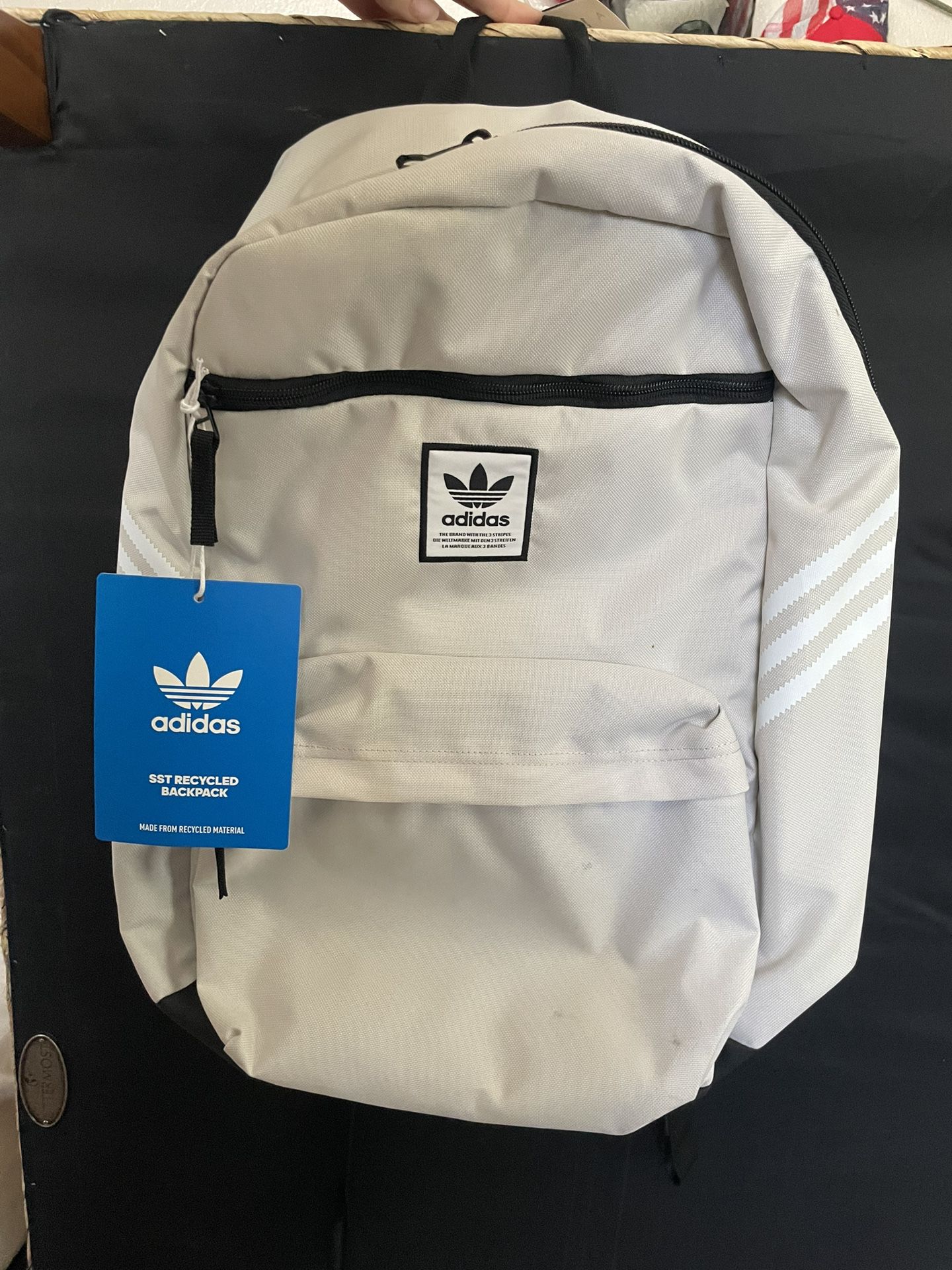 Stylish White /Crème Adidas Backpack