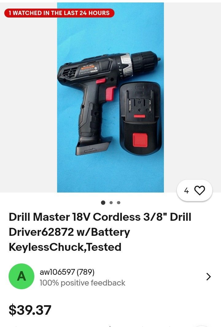 Drill Cordless 