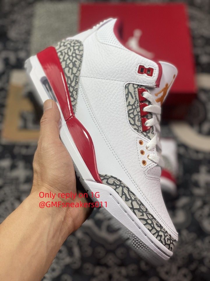 Air Jordan 3 Retro 'Cardinal Red'