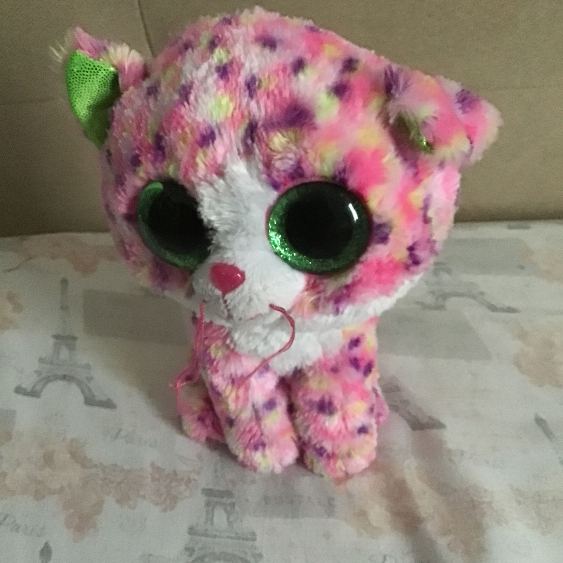 Pink Cat Beanie Boo