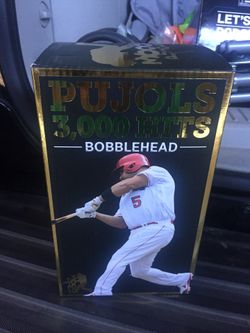 Albert Pujols 3k hit bobblehead