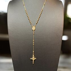 18” 10K Yellow Gold Rosary