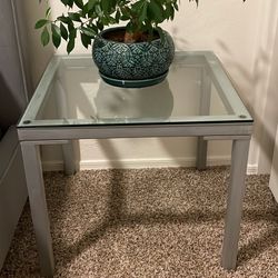 Glass Table (Side Table Or Small Coffee Table)