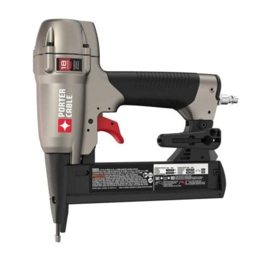 PORTER CABLE Pneumatic 18-Gauge 1-1/2 in. Narrow Crown Stapler Kit (Model: NS150C)