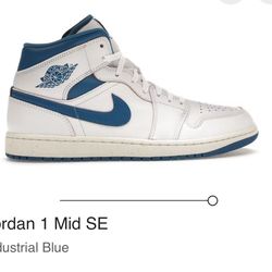 Nike Jordan 1 Mid SE Industrial Blue 