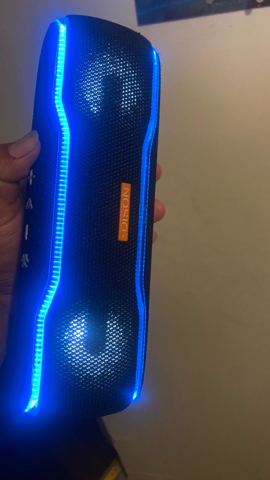 Edison Bluetooth Speaker With Lights  With Drums Sounds 