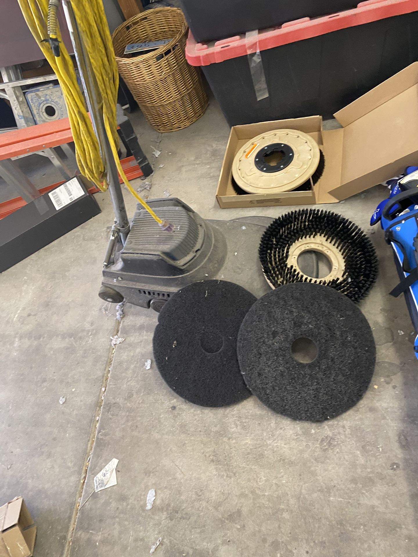 Post-Flite Floor Buffer With New Brushes