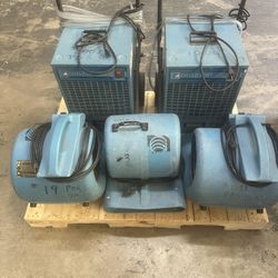 Fans & Dehumidifier’s