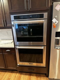 KitchenAid Microwave With Fan + Dual ovens
