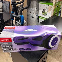 Prism All-Terrain Hoverboard, LED Lights, Purple, Teens, New in Box