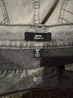 True religion grey geno relaxed fit jeans