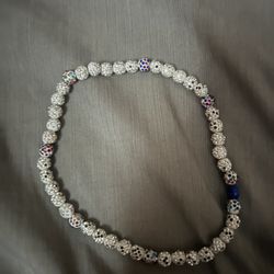 Baseball Rhinestone Necklace 