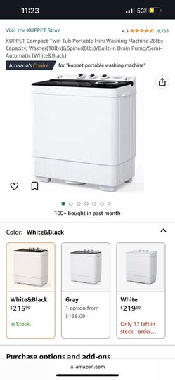 Kuppet Portable Washing Machine for Sale in Queens, NY - OfferUp