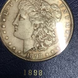 1898 Morgan Silver Dollar 