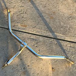 Schwinn Beach Cruiser Bars, Handlebars, With Stem, Gooseneck, Nice Chrome, Adult Size, Can Separate, Located In LaHabra 