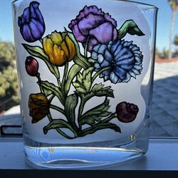 Stained Glass Vase