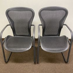 Herman Miller Aeron Side Chairs