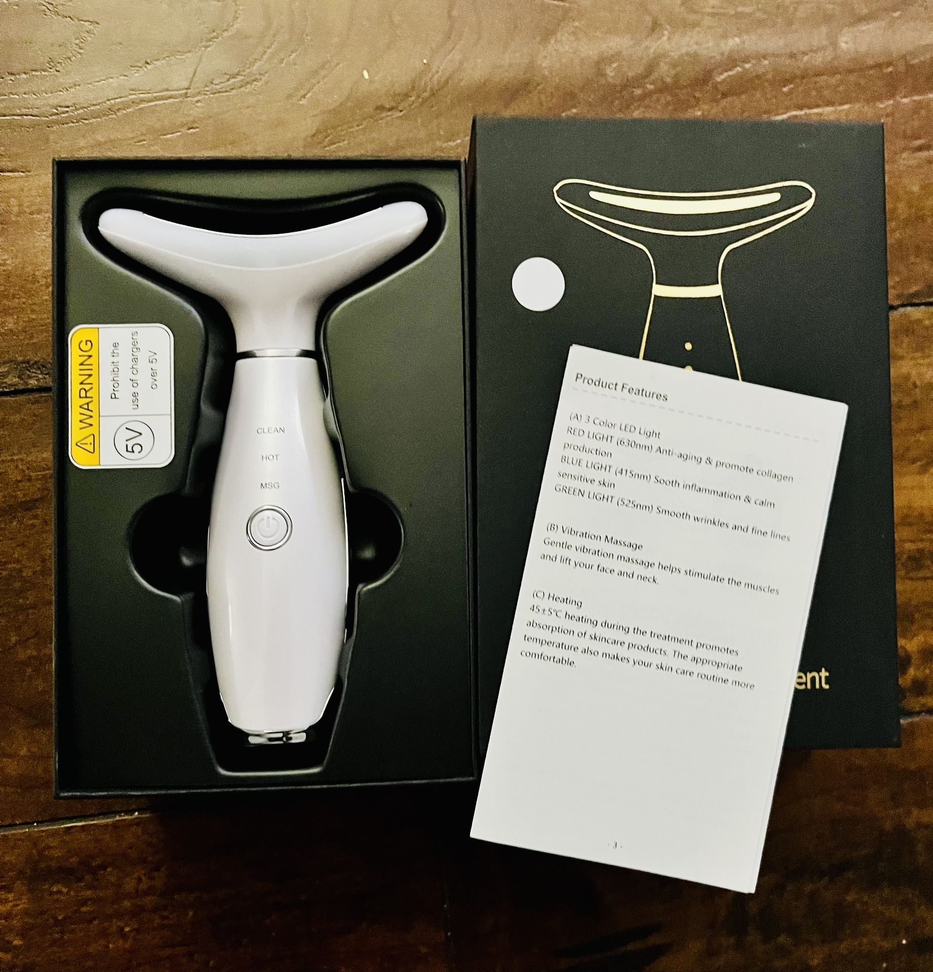 Neck and Face Massager Tool,3 Mode Massage with Heat, Brand new Only pickup