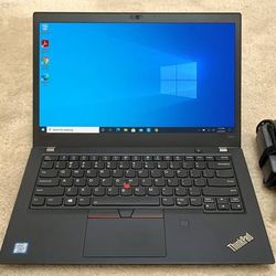 Lenovo ThinkPad T480s Laptop Core i7 Quad Core 8th Gen 16GB RAM Touch