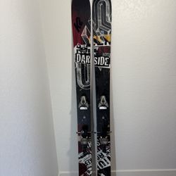 K2 Darkside 188cm Skis And Salomon Bindings