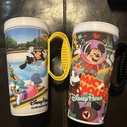 Vintage Disney Parks Plastic Mugs