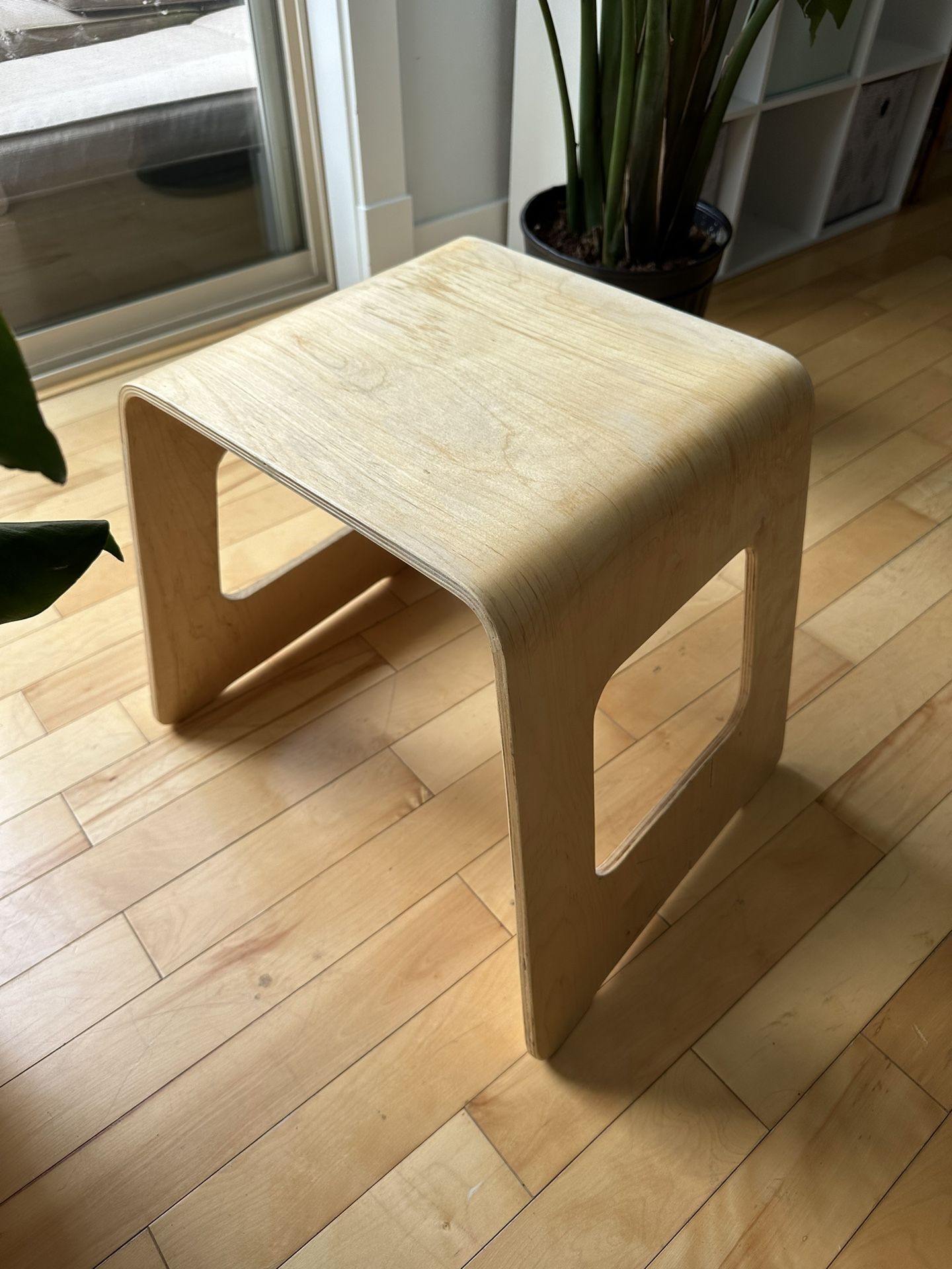 IKEA Vintage Benjamin Wood Stool 1999 MCM