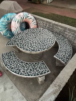 FREE Cement table