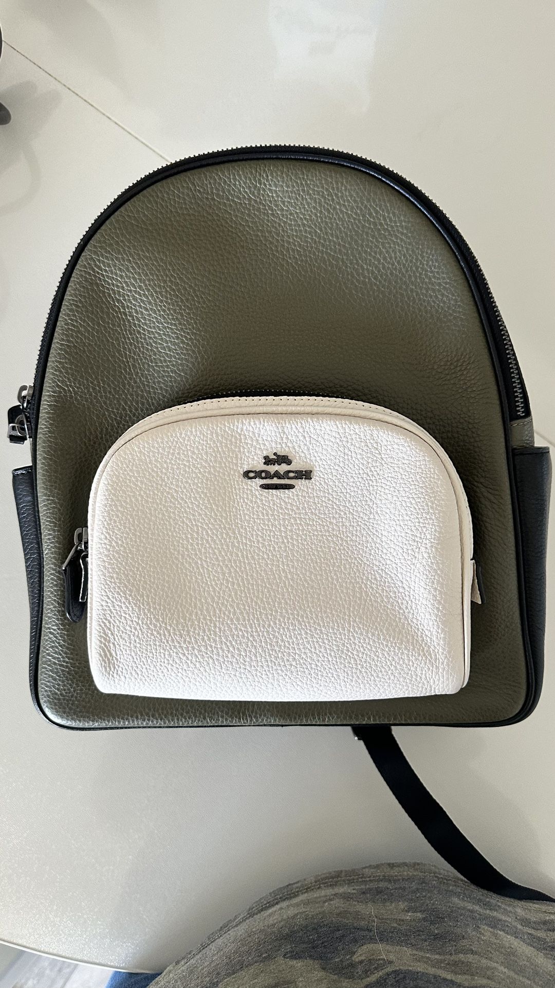 Coach Court Leather Backpack