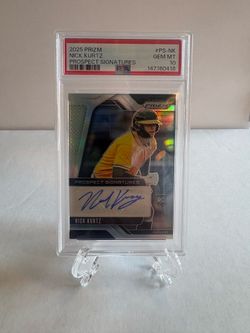2025 Prizm - Nick Kurtz #PS-NK Silver Prizm Auto 🔥Low POP🔥 (RC)