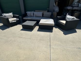 New outdoor patio furniture set Sunbrella fabric
