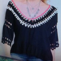 Plus Sizes Beautiful Black Top Sizes 1X 2X 3X