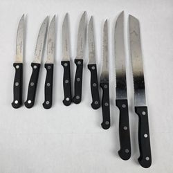 ( 9 piece )  Rogers Pro Set Serrated Knife Set
