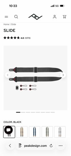 Brand new peak design camera strap