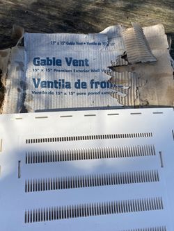 15x15 gable vent