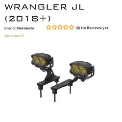 Jeep Wrangler Morimoto 4Banger Fog lights  And 2Banger Ditch Lights For JL Wrangler