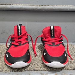 Nike Flex Contact 4 GS Youth Running Shoes Red Black White Size 4.5Y CJ2074-600