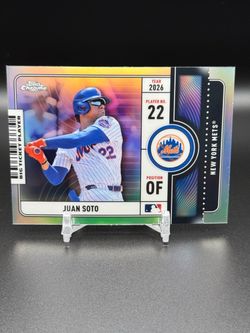 Juan Soto 2026 Topps Chrome Big Ticket Player Insert