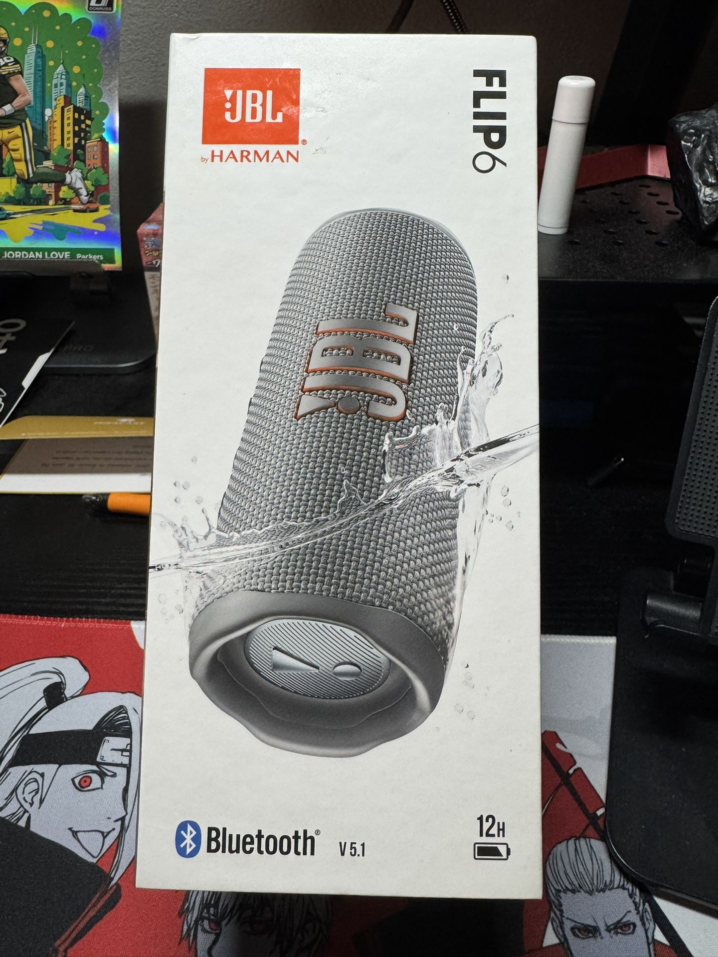 JBL Flip 6 Portable Gray (NEW AND SEALED)