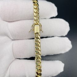 8.5” 10K Miami Cuban Link Bracelet