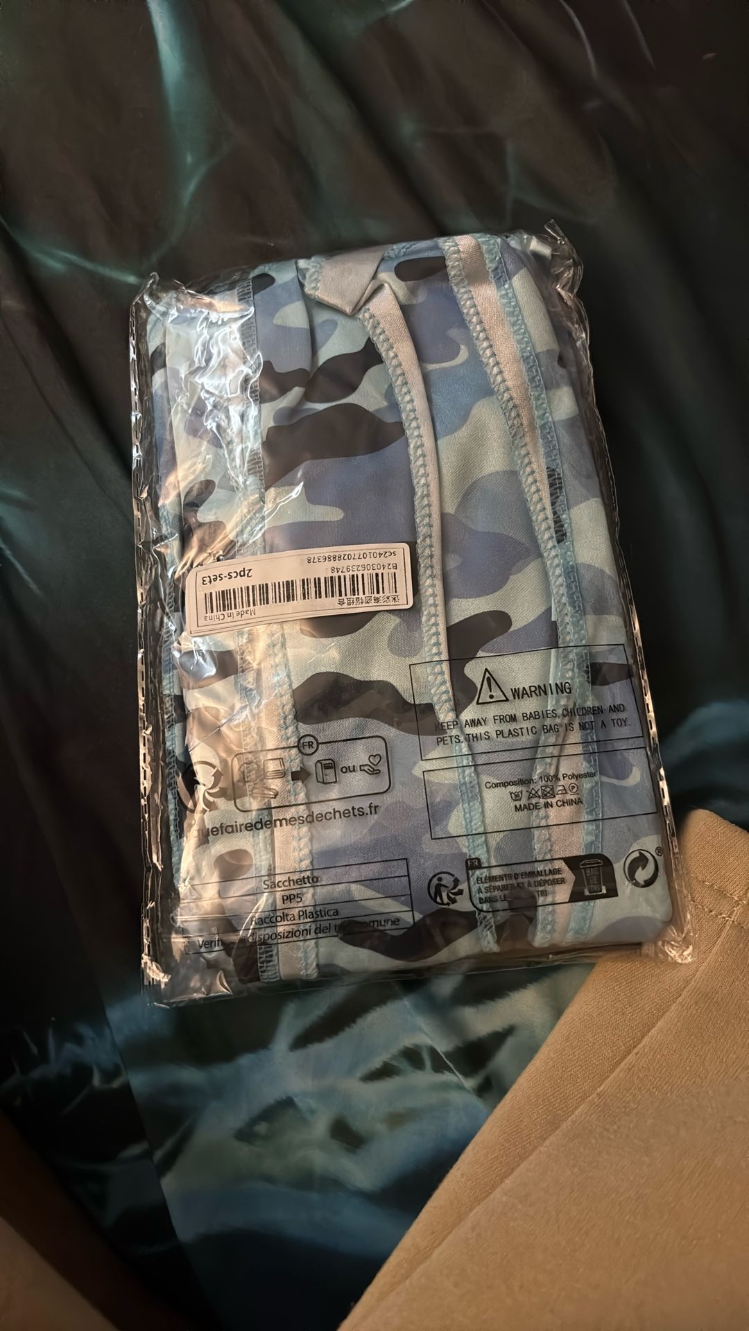 Light Blue Durag And White And Gray Durag