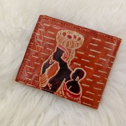 Women's Handcrafted Genuine Leather Wallet.