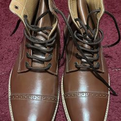 Tan Leather Dress Boots